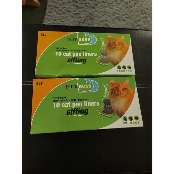 2 New Vanness PureNess Sifting Cat Pan Liners - Extra Giant - SL7 - Pack of 10 - Picture 8 of 8